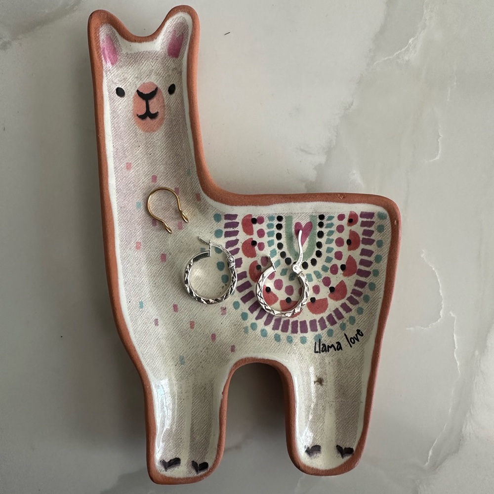 Llama Shaped Jewelry Dish